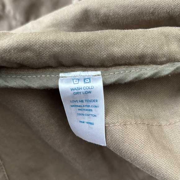 Marine Layer Olive Green Elle Women's‎ 100% Cotton Utility Jacket Size XS - Picture 16 of 16